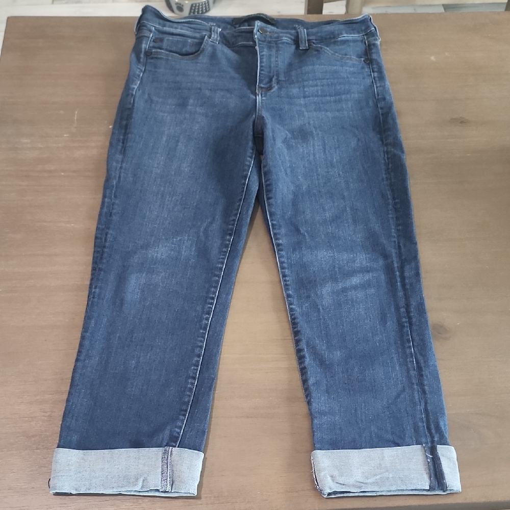 Liverpool Dark Blue Ankle Jeans